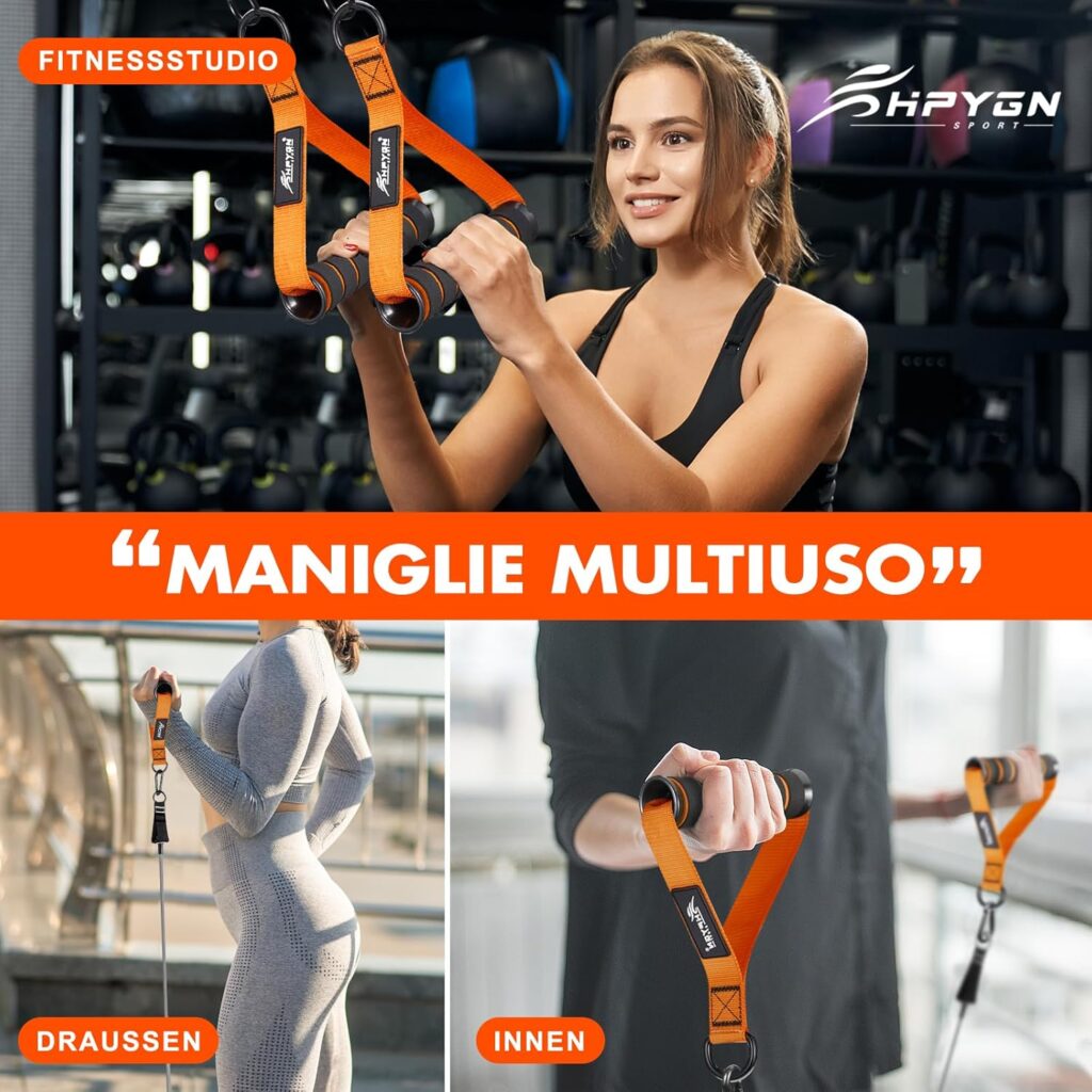 Ergonomic HPYGN fitness handle