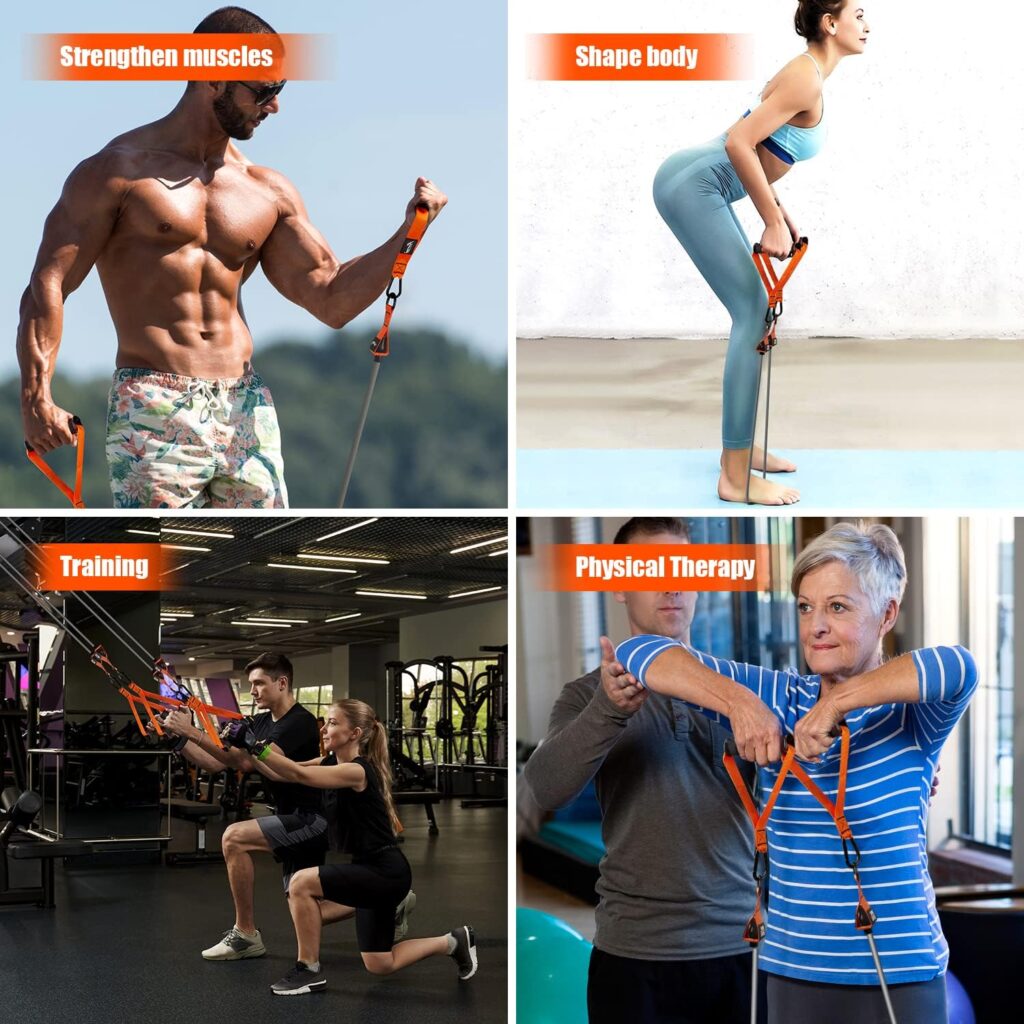 HPYGN Heavy Resistance Bands custom strength levels