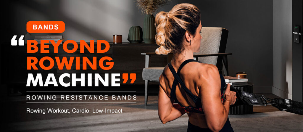 hpygn resistance bands rowing machine